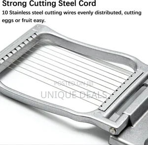 Egg Slicer, Heavy Duty Metal Egg Slicer Cutter