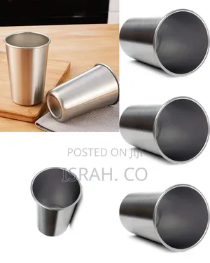 12 PCS 200mls Stainless Steel Pint Cups Water Glass -