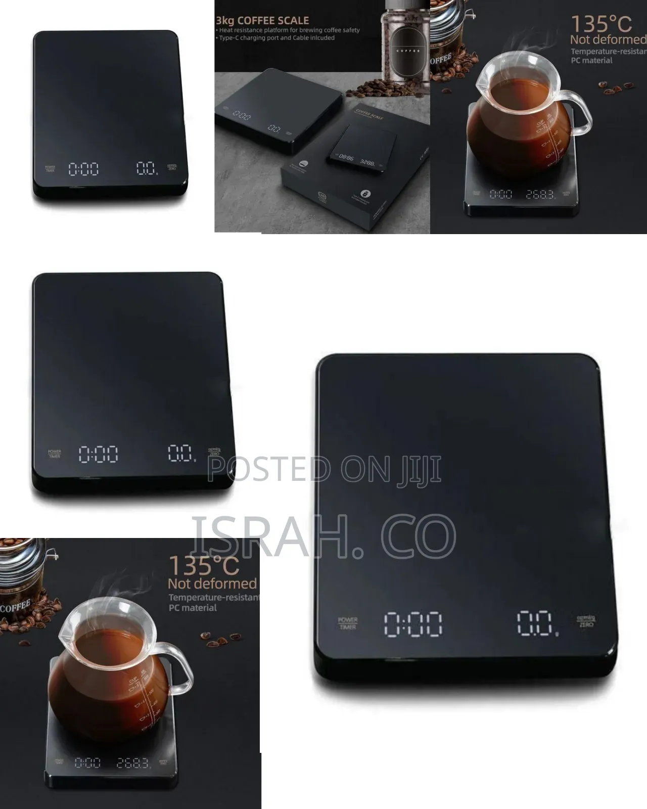 Precision Digital Coffee Scale With Integrated Timer