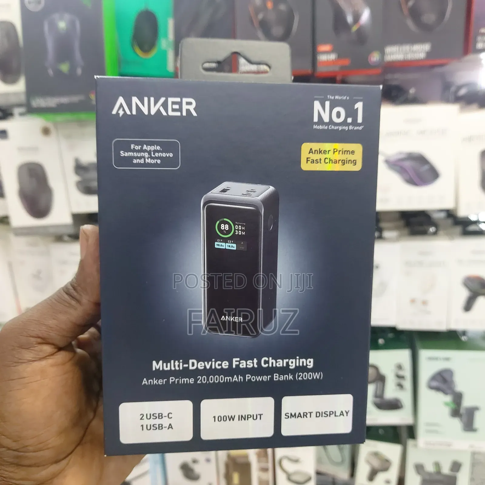 Multi Device Fast Charging Power Bank 20000mah 200w