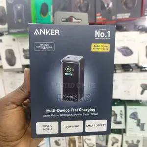 Multi Device Fast Charging Power Bank 20000mah 200w