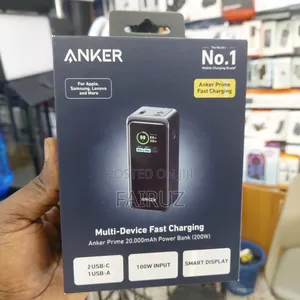 Multi Device Fast Charging Power Bank 20000mah 200w
