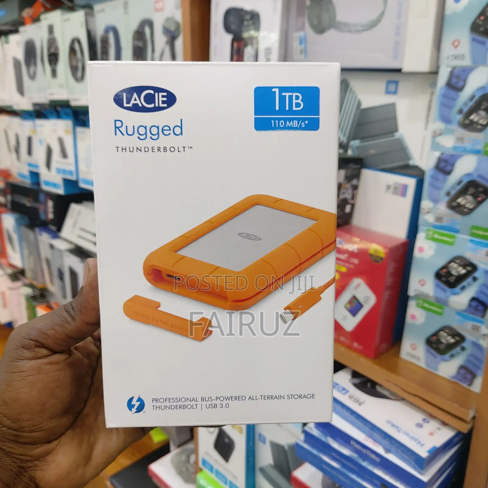 1tb Lacie Rugged Thunderbolt Hard Disk Drive