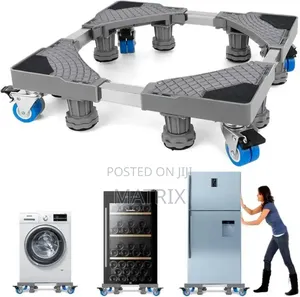 Fridge Stand Mobile Base And 4 Strong Feet For Washing Machine Stand