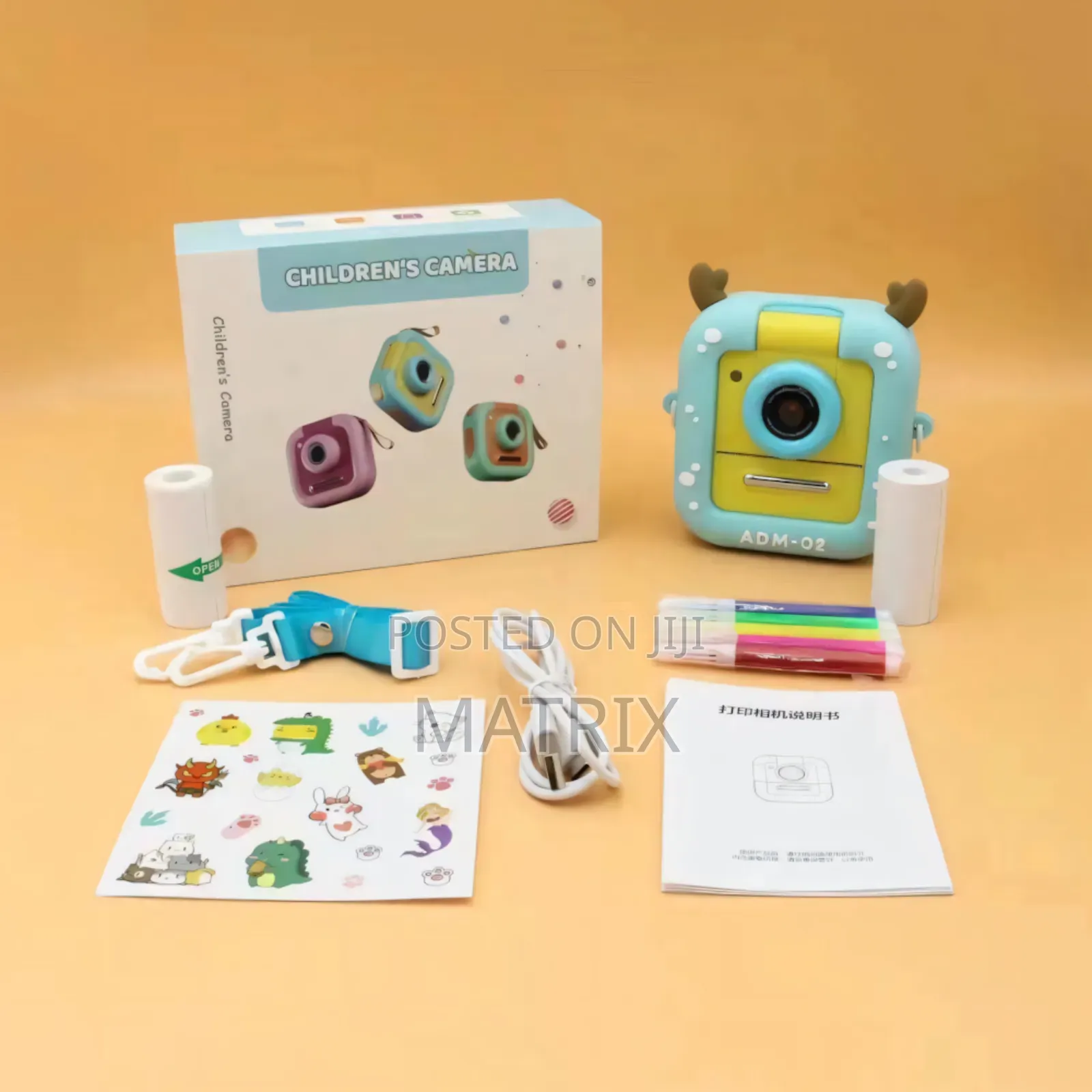 Kids Camera Instant Print, 48mp 1080p Kids Instant Cameras