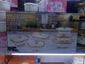 3-Piece Ceramic Chafing Dish Buffet Set