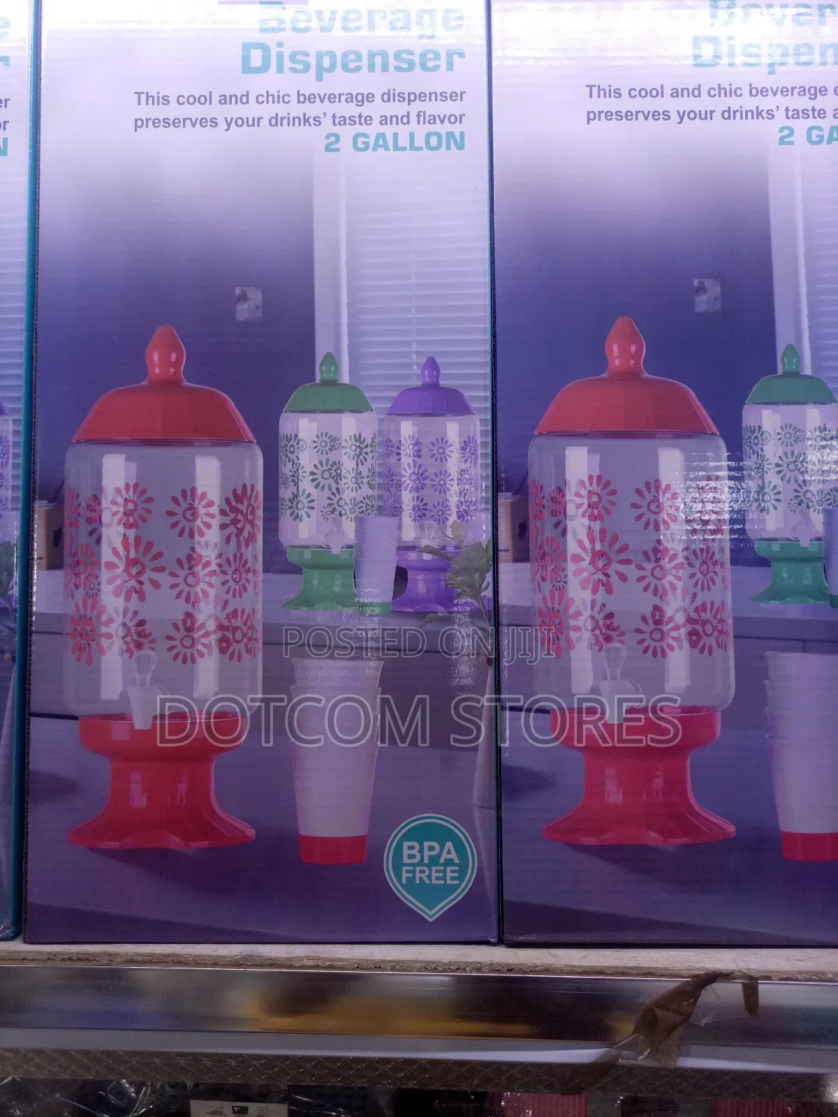 Generic 2-gallon Plastic Beverage Dispenser.