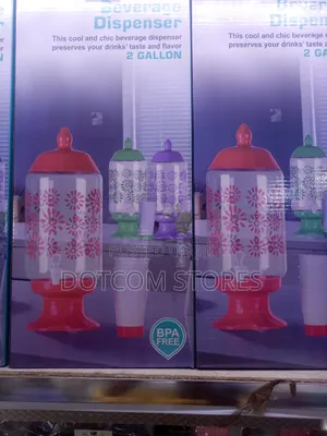 Generic 2-gallon Plastic Beverage Dispenser.