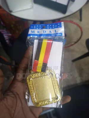 Blank Gold Award Medal