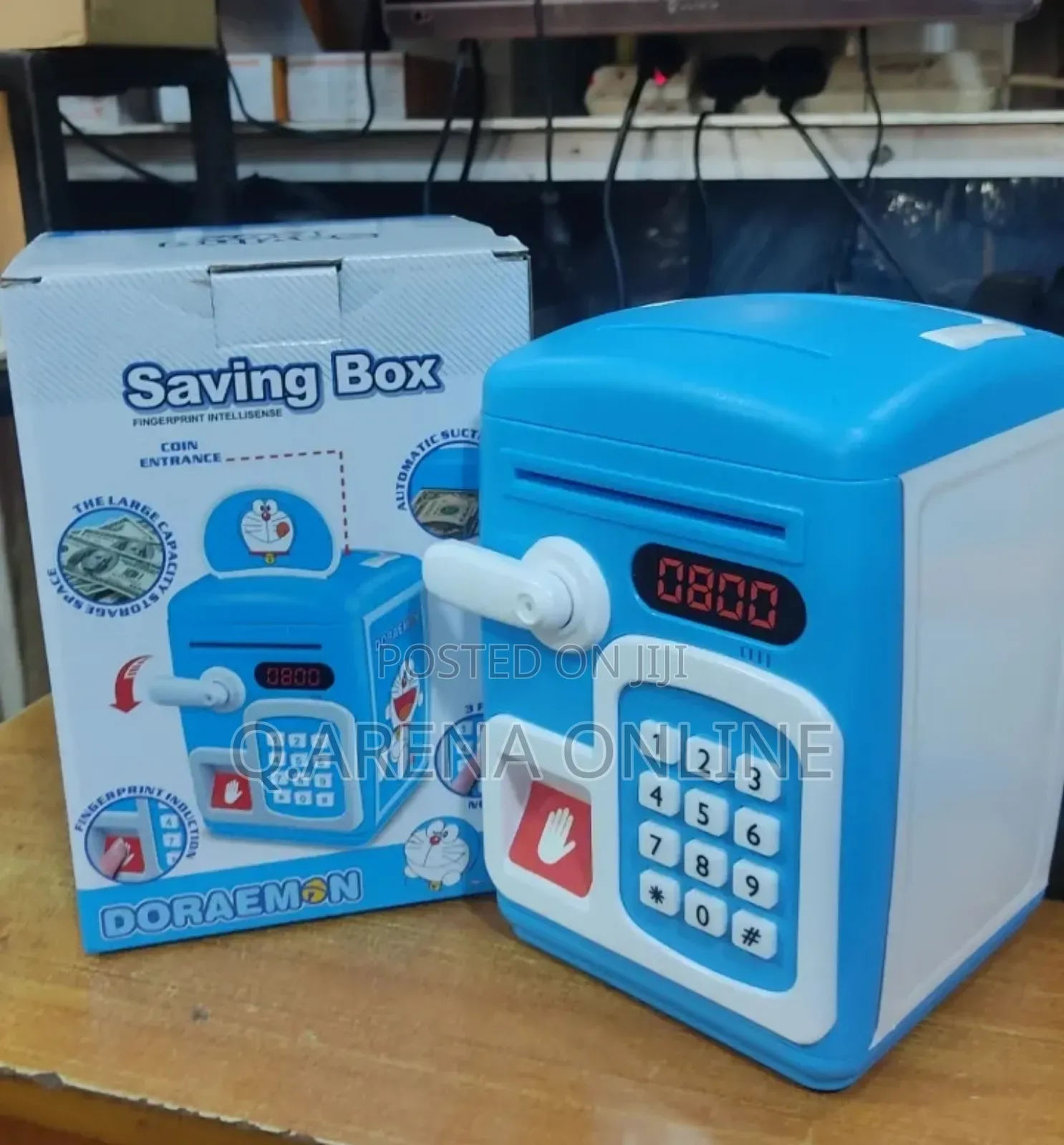Saving Box With Finger Print and Lock Key