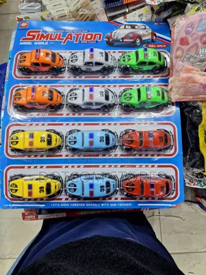 Set of 12 Plastic Toy Racing Cars,