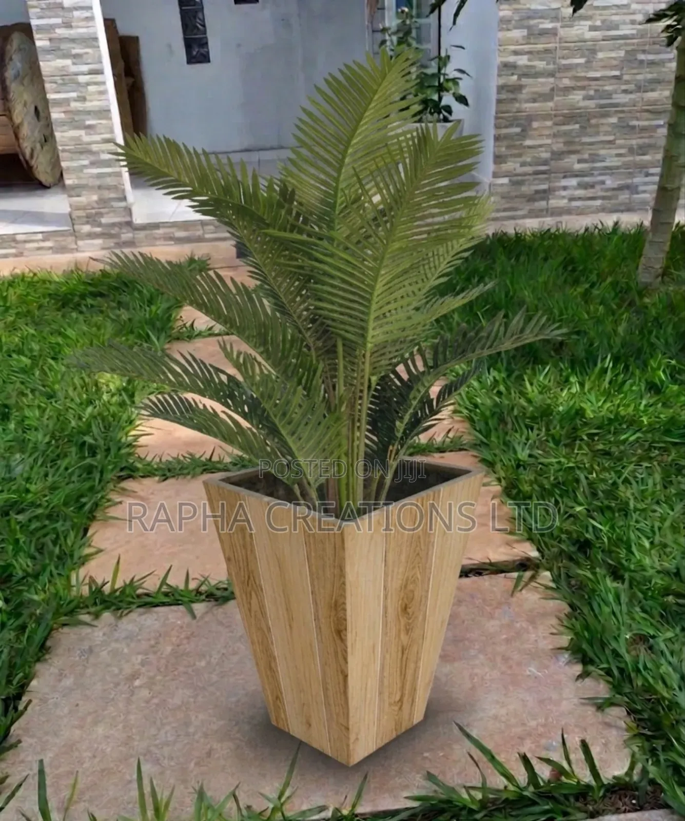 Square Ceramic Tile Planters