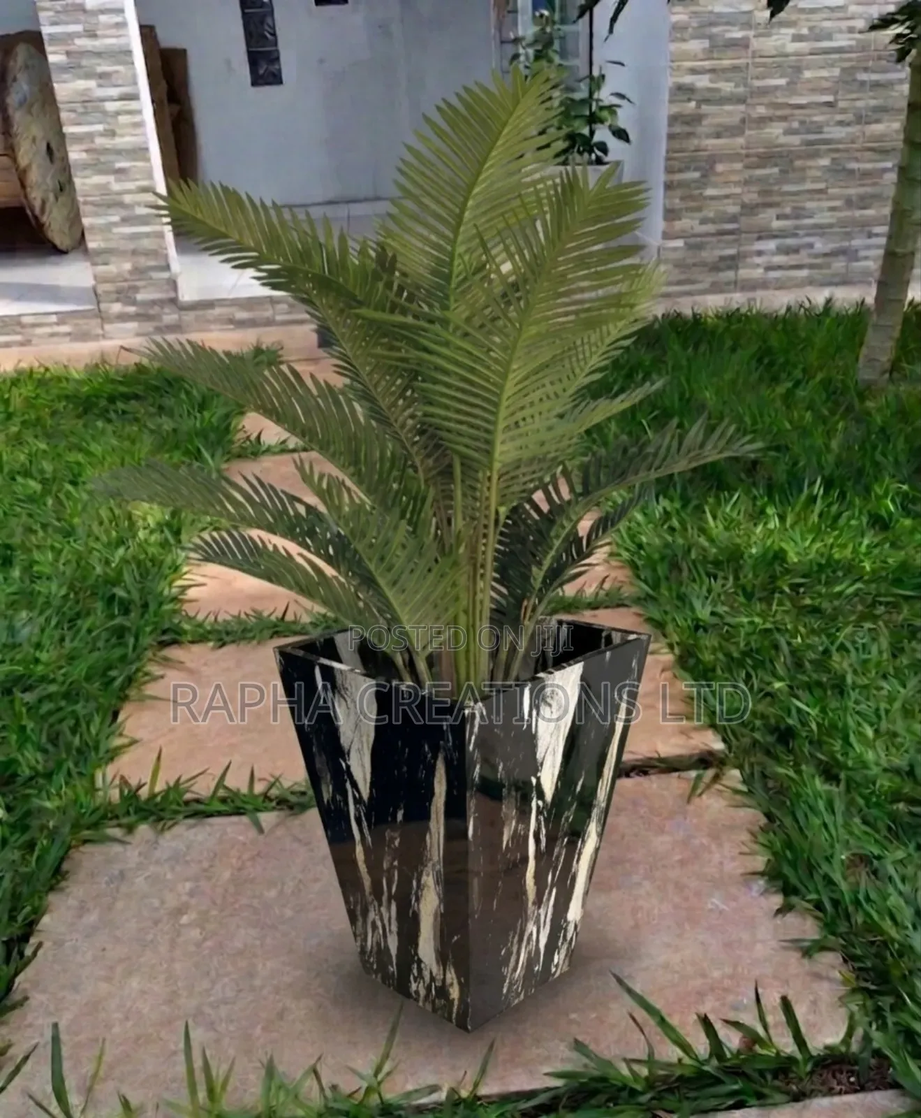 Square Ceramic Tile Planters