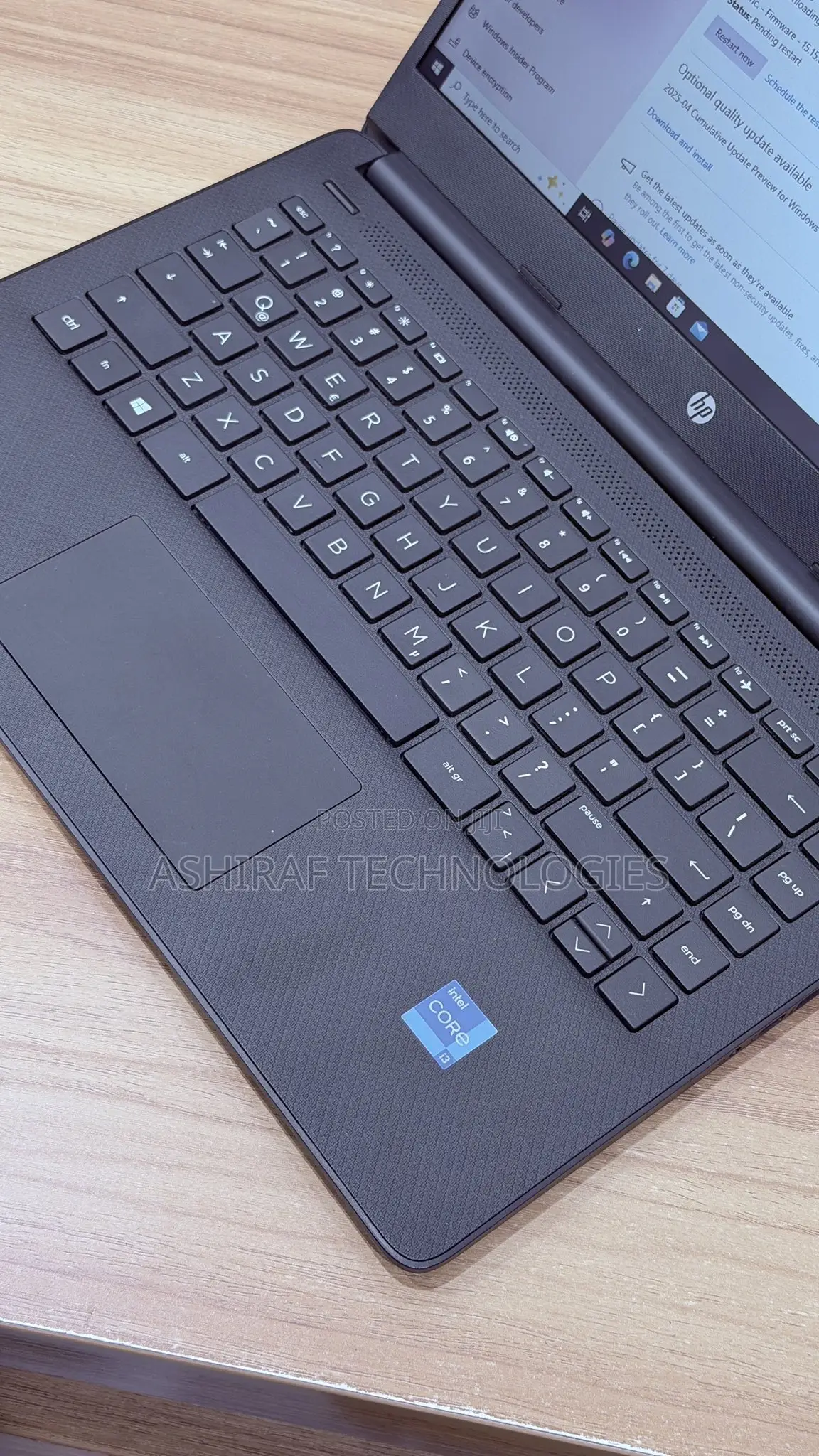 Laptop HP 14S 8GB Intel Core i3 SSD 500GB