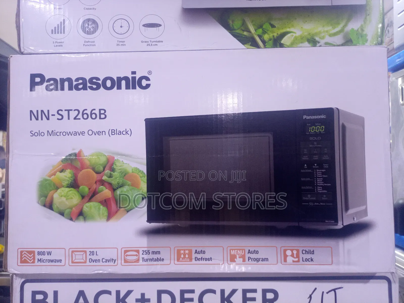 20litres Panasonic Nn-St266b Solo Microwave Oven.