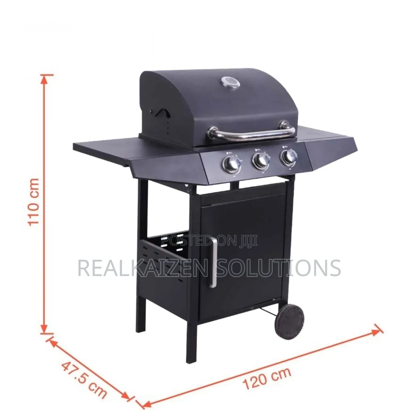 High Performance Outdoor Professional 3 Burner Gas BBQ Grill