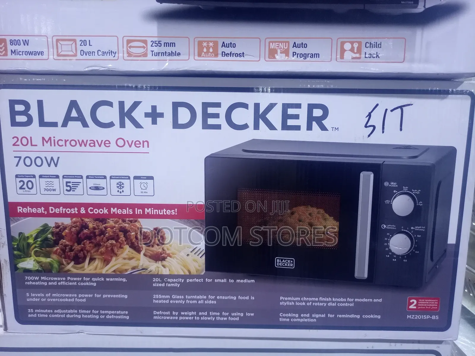 Black+Decker 20l Microwave Oven