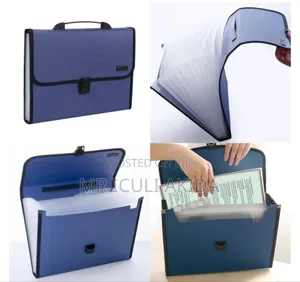 Expanding Briefcase File Folder, a Waterproof A4 File Organizer
