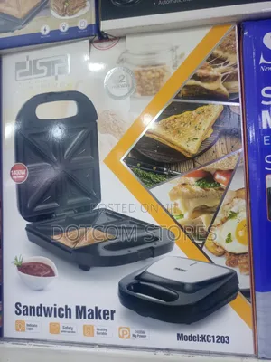 DSP 1400w 4-Slice Sandwich Maker, Model Kc1203.
