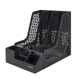 3-Section Divider Paper Magazine Holder File Rack