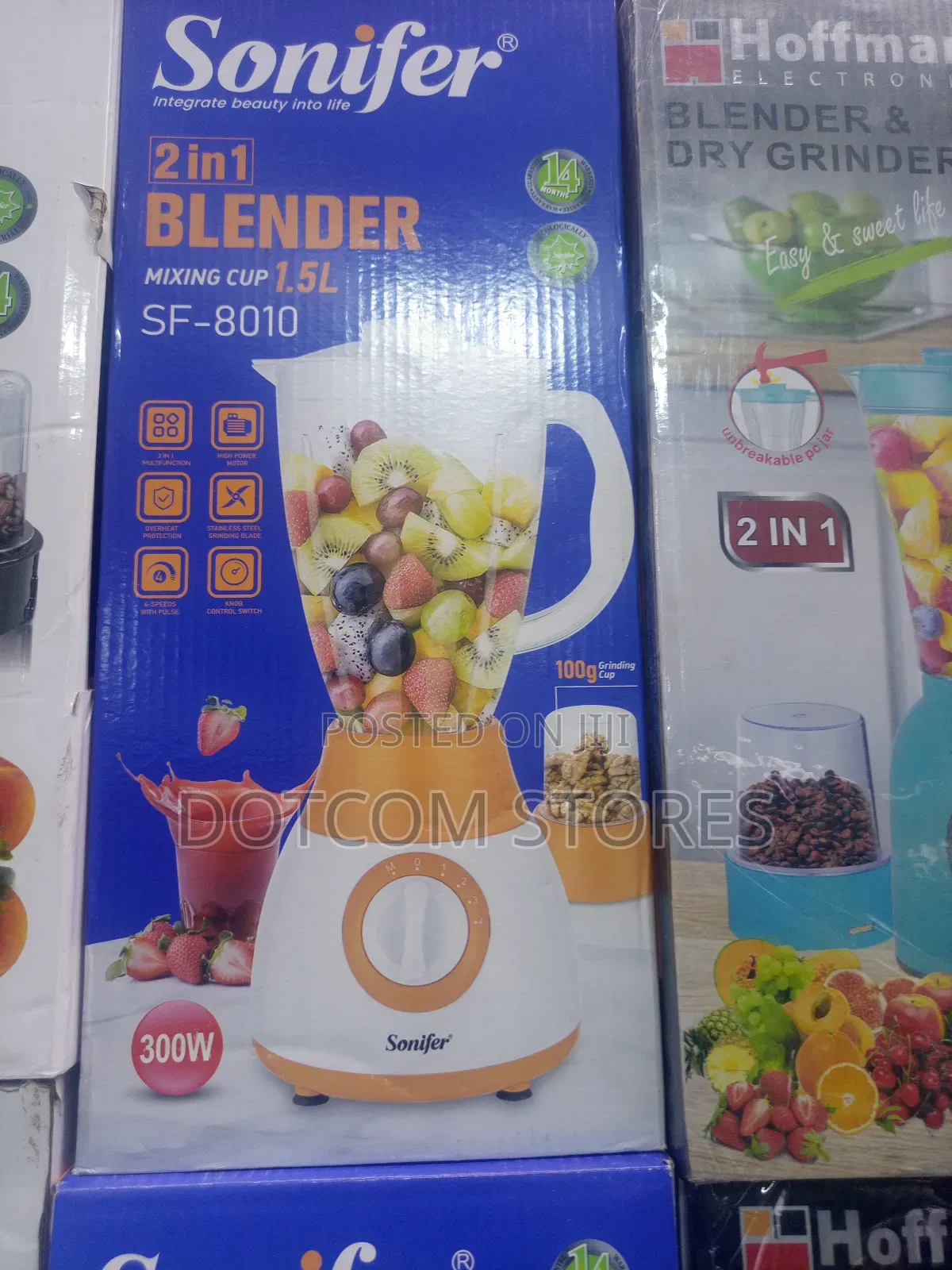 1.5litres Sonifer Sf-8010 2-in-1 Blender.