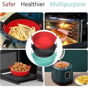 Reusable Silicone Air Fryer Liners / Baskets - (Pack of 2)