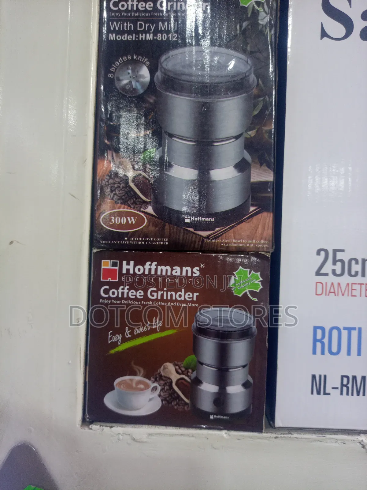 Hoffmans Hm-8012 Coffee Grinder With a Dry Mill.