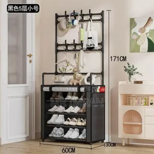 3-in-1 Coat Rack Shoe Bench