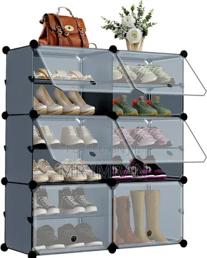 6-Tier Freestanding Shoe Rack Cabinet