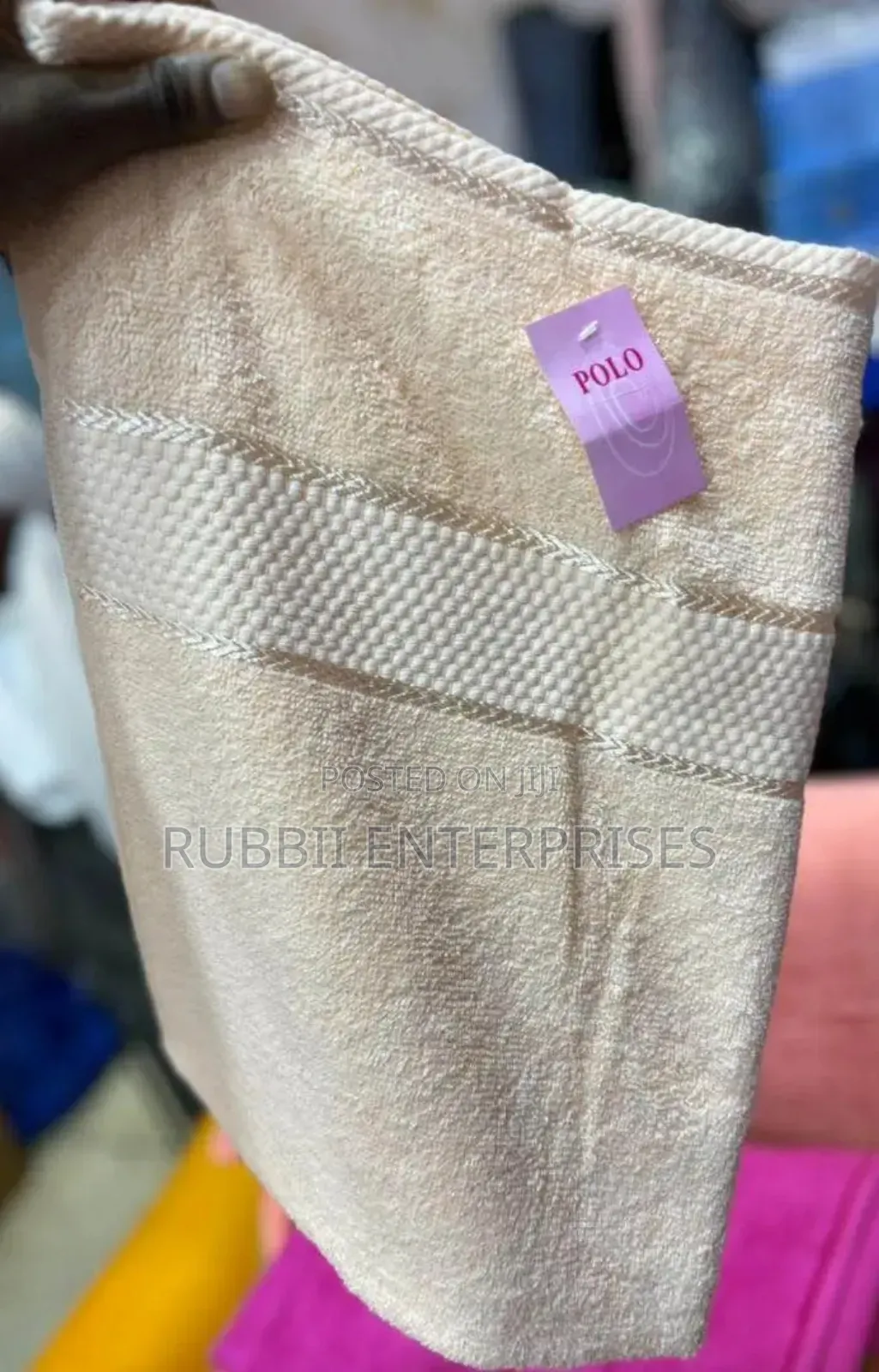 Polo Towel ~ Cream