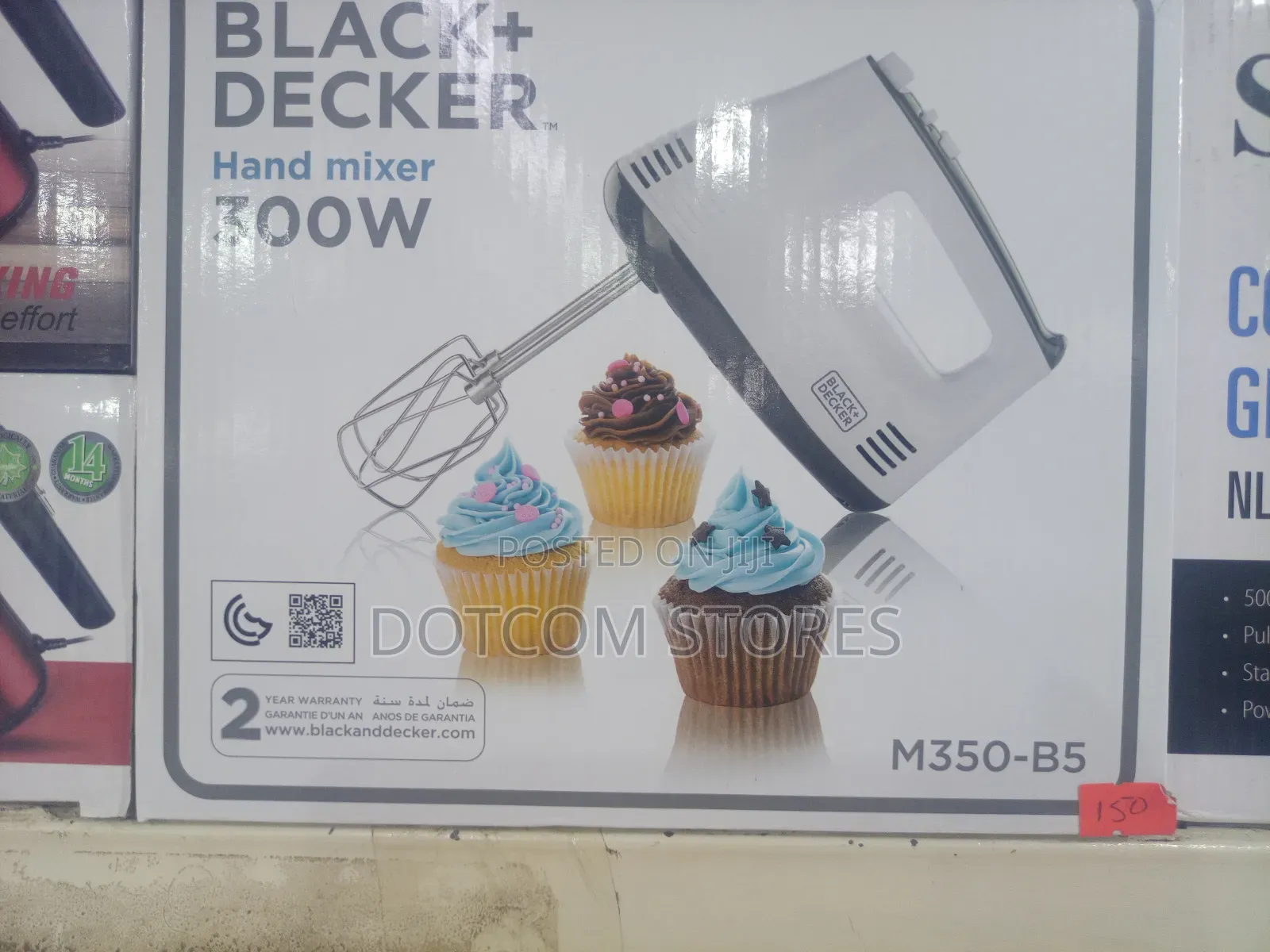 Black Decker 300w Hand Mixer (Model M350-B5).