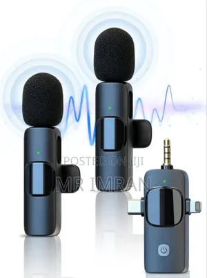 3-in-1 Dual Wireless Lavalier Microphone System