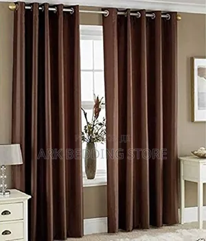Brown Black Out Curtains