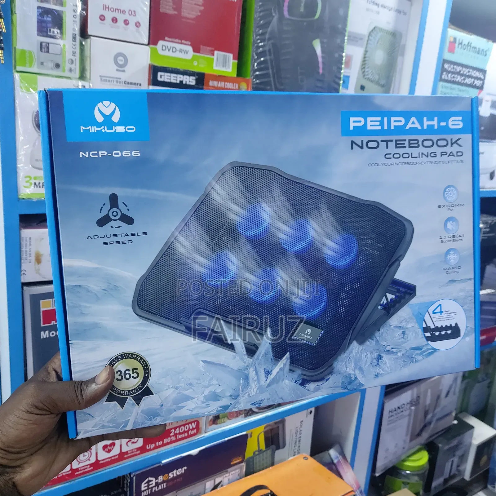 Laptop Cooling Pad With 6 Cooling Fans