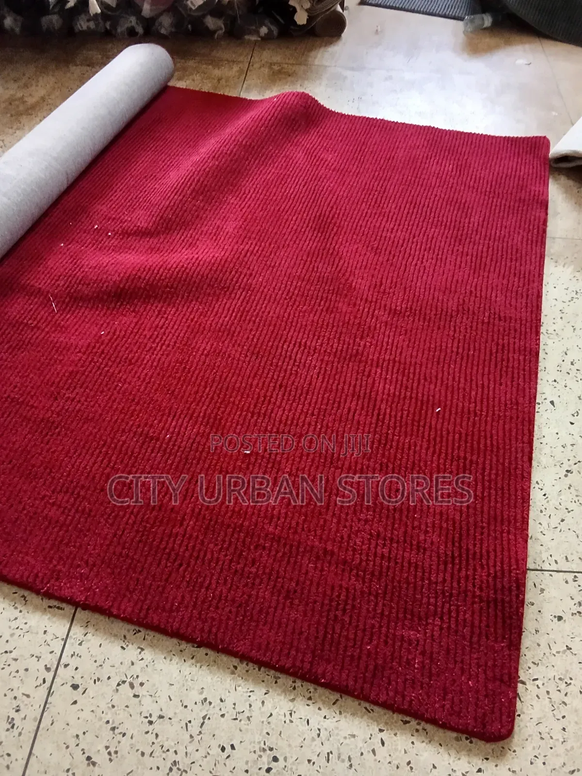 Maroon Color Large Center Rug
