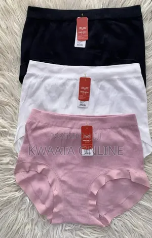 6 Pieces High Waist Cotton Knickers Women Panties