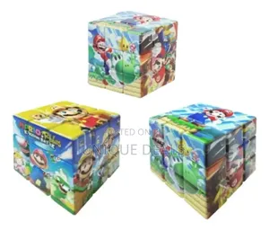 3x3x3 Rubik's Cube With Cartoons
