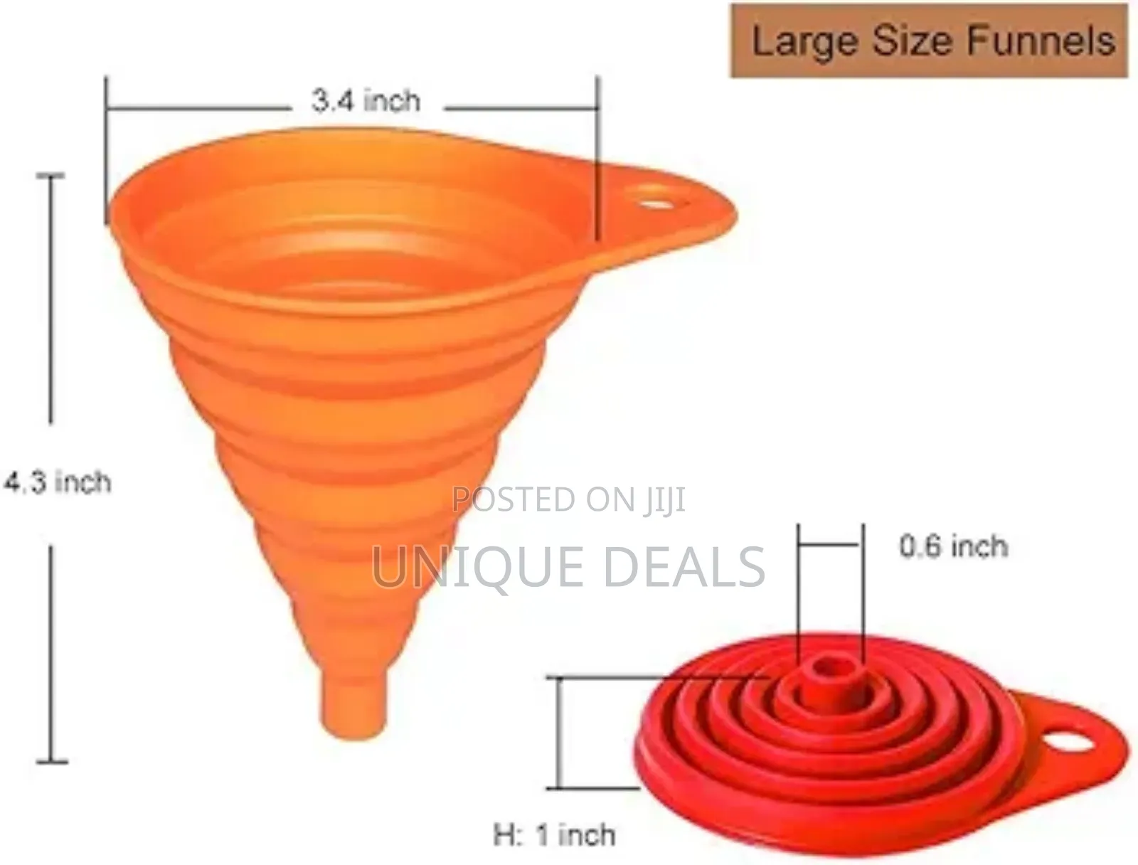 Silicone Collapsible Funnel