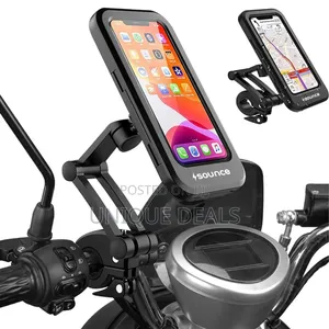 Hold Up Bike Mount Waterproof Cell Phone Holder 360 Rotation