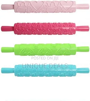 Embossed Rolling Pin,Textured Non Stick