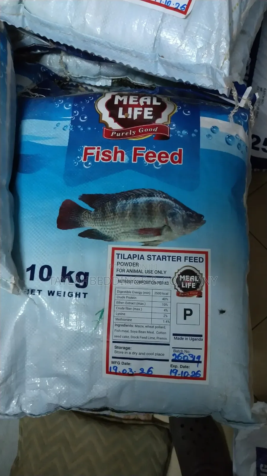 Star Feed Tilapia Fish Feed 10kg Protein