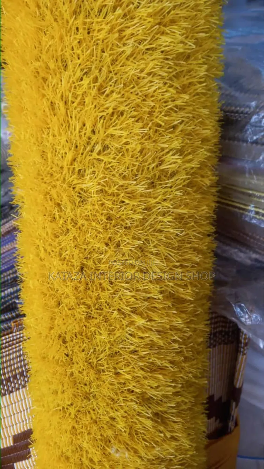 Yellow Artificial Grass Carpet
