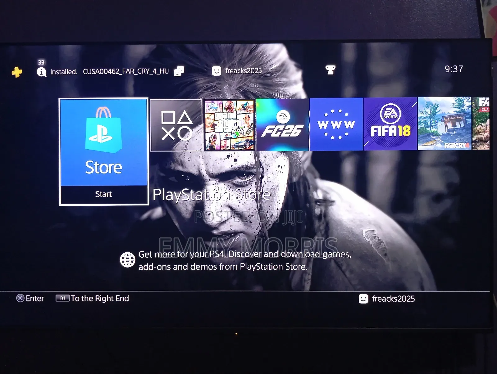 Playstation 4 Pro. Ps4 Pro. Chipped, 16 Heavy Games, 2 Controllers