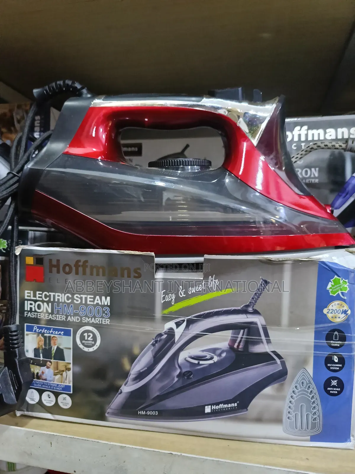 Hoffmans Hm-9003 Electric Steam Iron