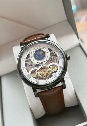 Patek Philippe Classy Men's Mechanical Wrist Time Piece at Discount