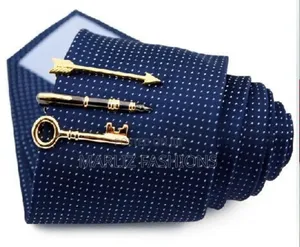 Gold Men's Tie Clips