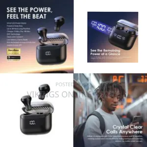 Oraimo Otw-340 Airbuds 4 Enc True Wireless Earbuds- Black