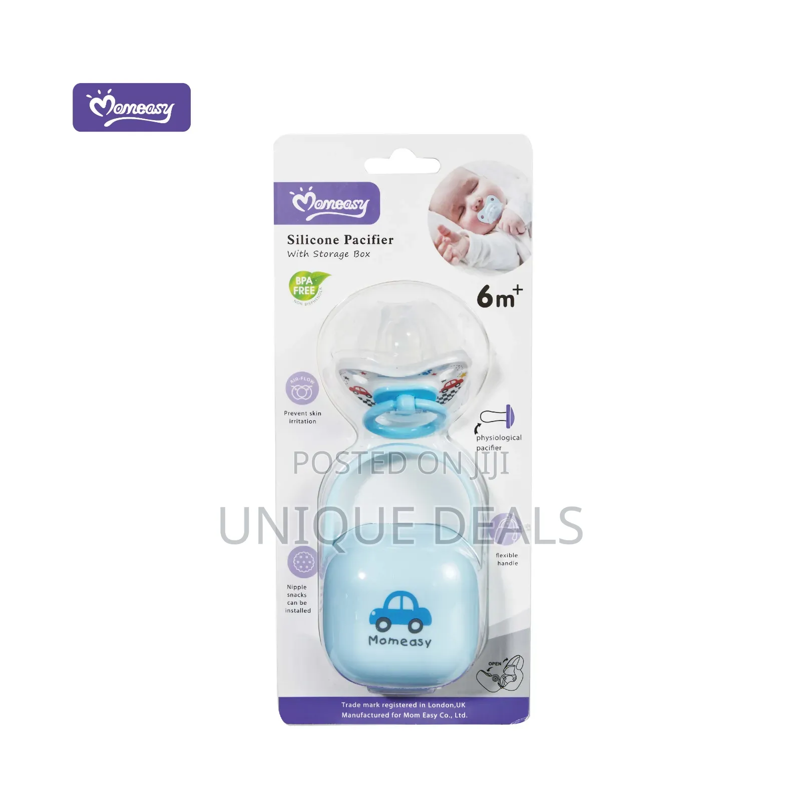 Silicone Pacifier With Storage Cap