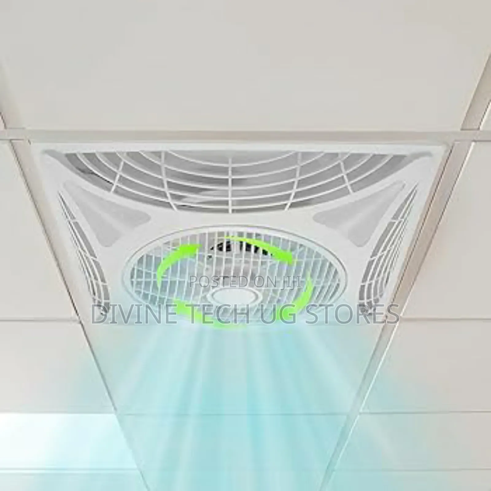 Estia High Speed Recessed Ceiling Fan With Lights and Remote Control