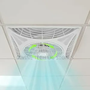 Estia High Speed Recessed Ceiling Fan With Lights and Remote Control